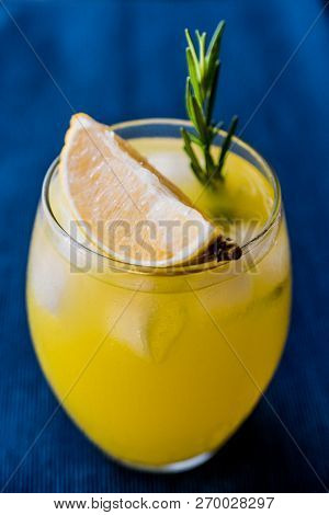 Meyer Lemonade With Rosemary And Vodka