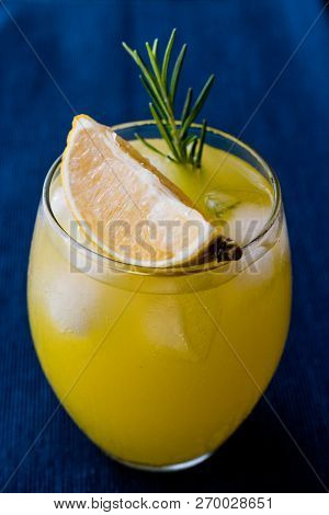 Meyer Lemonade With Rosemary And Vodka