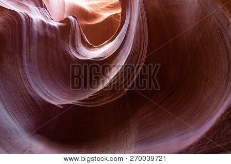 Amazing View And Closeup Of Antelope Canyon, Page, Arizona, Usa