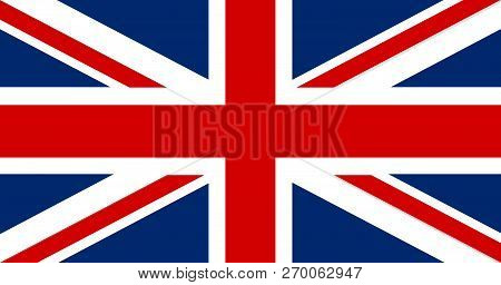 Great Britain Flag. United Kindom Application Language Symbol. Country Of Manufacture Icon. Sticker 