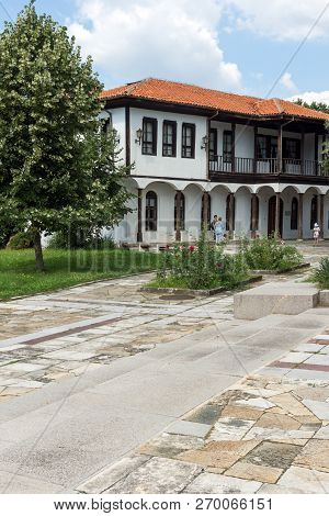 Kalofer, Bulgaria - August 5, 2018: Old Traditional Bulgarian School In Historic Town Of Kalofer, Pl