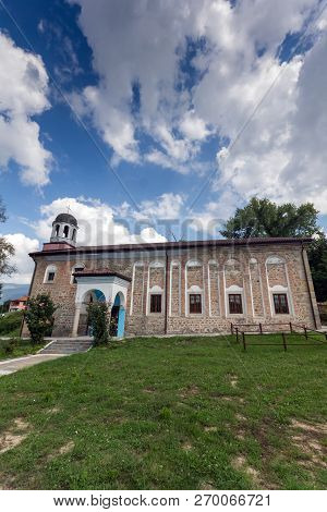 Kalofer, Bulgaria - August 5, 2018: Church Of Assumption Of The Holy Mother In Historic Town Of Kalo