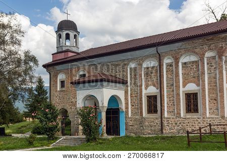 Kalofer, Bulgaria - August 5, 2018: Church Of Assumption Of The Holy Mother In Historic Town Of Kalo