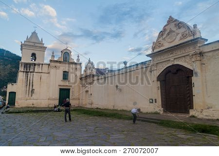 Salta, Argentina - April 8, 2015: Convento De San Bernardo In The City Center Of Salta, Argentina.