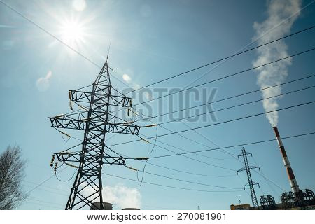 Thermal Power Plant Number 3 In Barnaul City, 3 May 2018.
