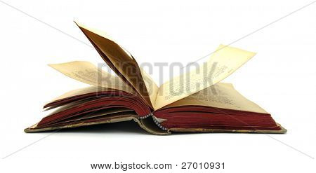 oude open boek