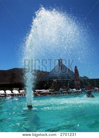 Fontána v Aqua parku