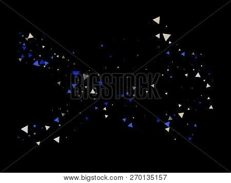 Bang, Blast, Moved Particles, Vector Explosion Frame. Broken Glass Moving Memphis Grunge Fragmentati