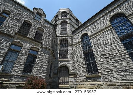 May 29, 2018, Mansfield, Oh, Ohio State Reformatory Exterior, Former State Prison, Filming Location 