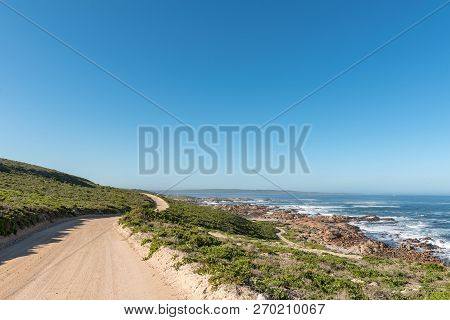 The Road To Tietiesbaai At Cape Columbine Near Paternoster In The Western Cape Province