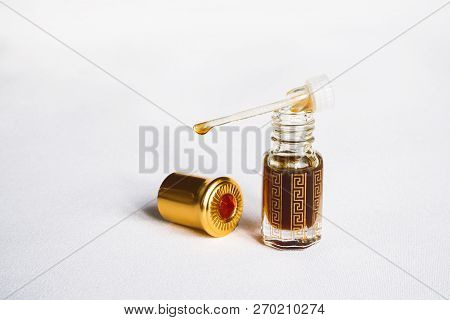 Bottle With Extract With Agar Wood Tree