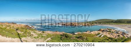 A Panoramic View Of Tietiesbaai At Cape Columbine Near Paternoster In The Western Cape