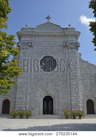 The Sveta Gora Monastery In The Primorska Region Of Western Slovenia
