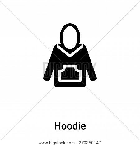 Hoodie Icon Vector Isolated On White Background, Logo Concept Of