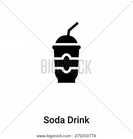 Soda Drink Icon Vector Isolated On White Background, Logo Concep
