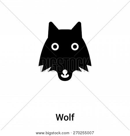 Wolf Icon Vector Isolated On White Background, Logo Concept Of W