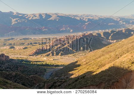 Beautiful Quebrada De Palapa Valley On Bolivian Altiplano Near Tupiza