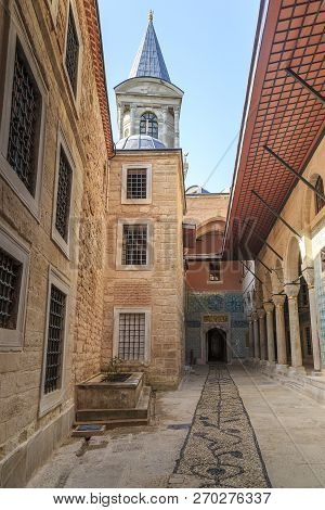 Istanbul, Turkey - September 11, 2017: The Main Entrance To The Harem Through The Court Of The Black