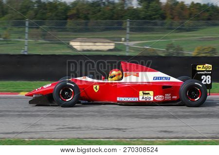 Mugello, It, November, 2007: Unknown Run With Historic Ferrari F1 F93a Ex Jean Alesi During Finali M