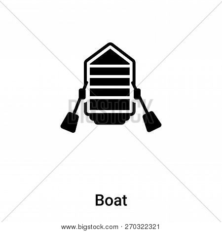 Boat Icon Vector Isolated On White Background, Logo Concept Of B