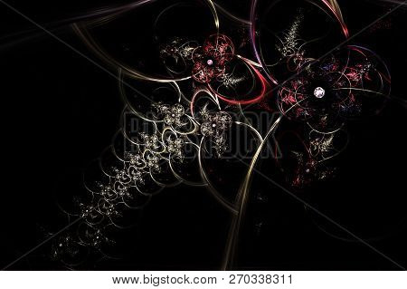 Computer Generated Inimitable Unique Sacred Fractal Image