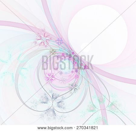 Computer Generated Inimitable Unique Sacred Fractal Image