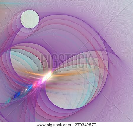 Computer Generated Inimitable Unique Sacred Fractal Image