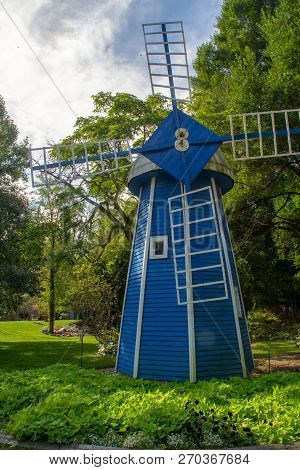 Small Blue Windmill