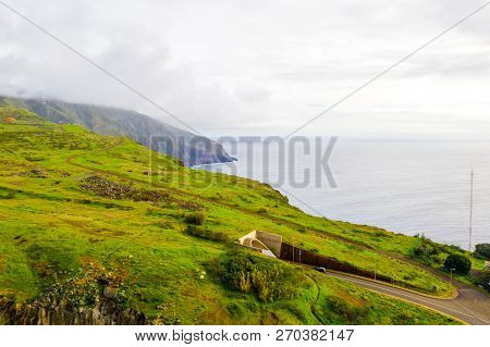 Madeiras Westermost Point, Ponta Do Pargo, Colorful Cliff Coast