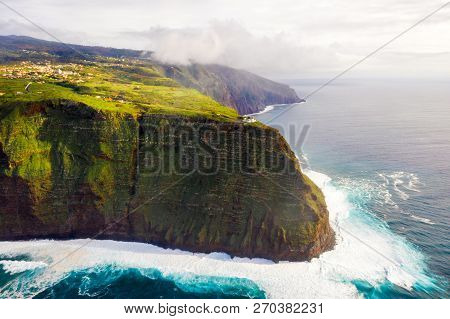 Madeiras Westermost Point, Ponta Do Pargo, Colorful Cliff Coast