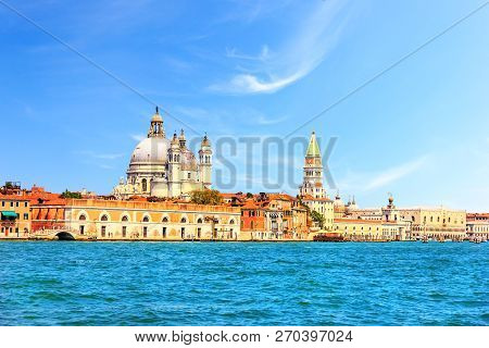 Santa Maria Della Salute, San Marco And Doges Palace, View From
