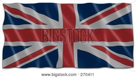 UK bandiera 3d