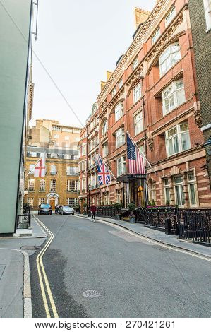 London. November 2018. A View Of The Stafford Hotel In St James In London