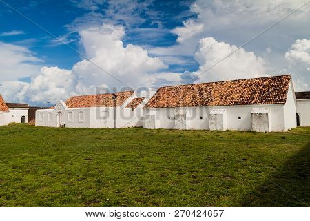 Buildings Inside The Fortress Of Sao Jose De Macapa In City Macapa, Brazil
