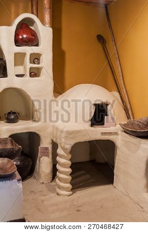 Tierradentro, Colombia - September 12, 2015: Interior Of An Ethnographic Museum In Tierradentro, Col