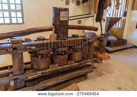 Tierradentro, Colombia - September 12, 2015: Interior Of An Ethnographic  Museum In Tierradentro, Co