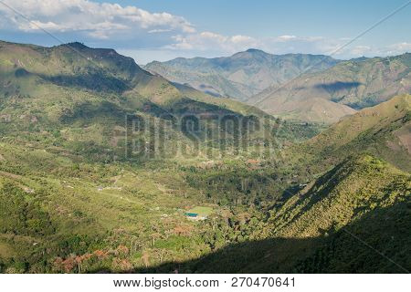 Tierradentro Valley In Cauca Region Of Colombia