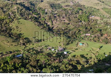 Farm In Tierradentro Valley In Cauca Region Of Colombia