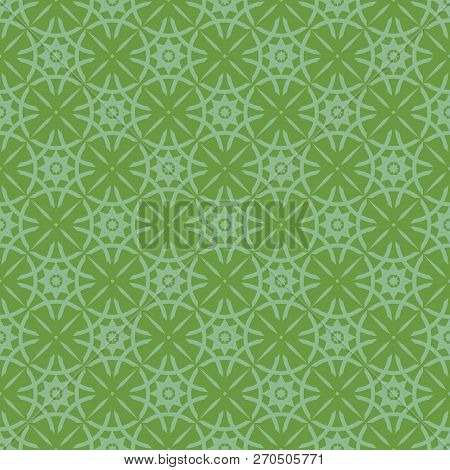 Seamless Geometrical Abstract Pattern In East Style. Vector Color Background.