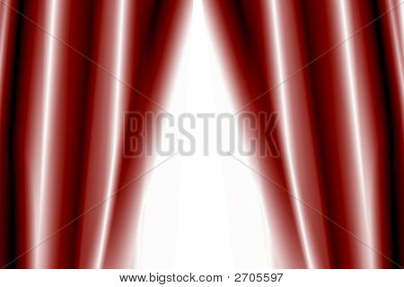 Theather zasłony półotwarte-ilustracja