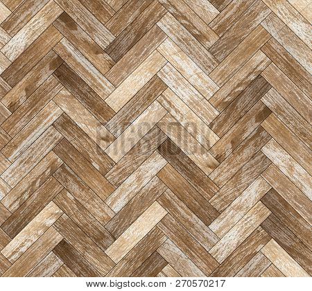 Parquet Herringbone Bleached Oak Seamless Floor Texture