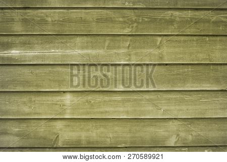 A Yellow Wooden Wall With A Lot Of Texture From An Hold Small House. For Any Kind Of Background, Wal