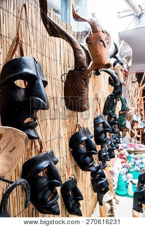 Mamuthones, Ancient Pagan Mask In Mamoiada, Nuoro, Sardinia, Italy