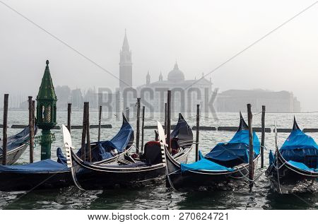 Gondolas In The Fog