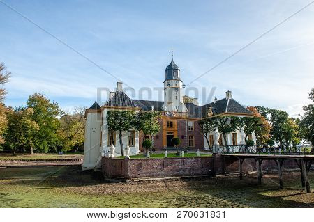 Exterior Of A Historic Palace In The Dutch Province Of Groningen, Known As Fraeylemaborg. Impression