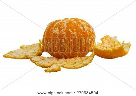 Mandarin Orange, Fruit Of The Rutaceae Family Native To Asia And Cultivated In Four Continents