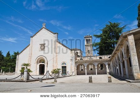 Madonna della Scala Abbey. Noci. Puglia. Italien.