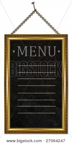 menu płyty. na białym tle.