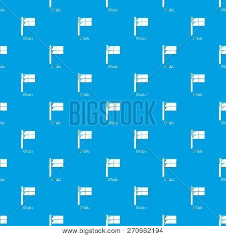Offside Pattern Vector Seamless Blue Repeat For Any Use