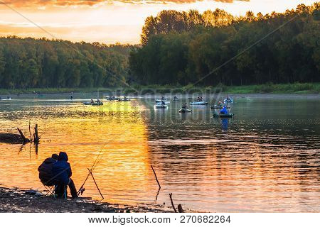 Ob River, Verkh-suzun, Suzun District, Novosibirsk Region, Western Siberia, Russia-september 22, 201